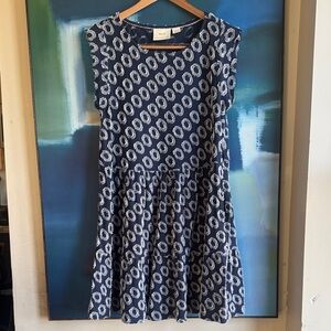 Anthropologie Maeve Lisanne Textured Tunic Baby Doll Dress